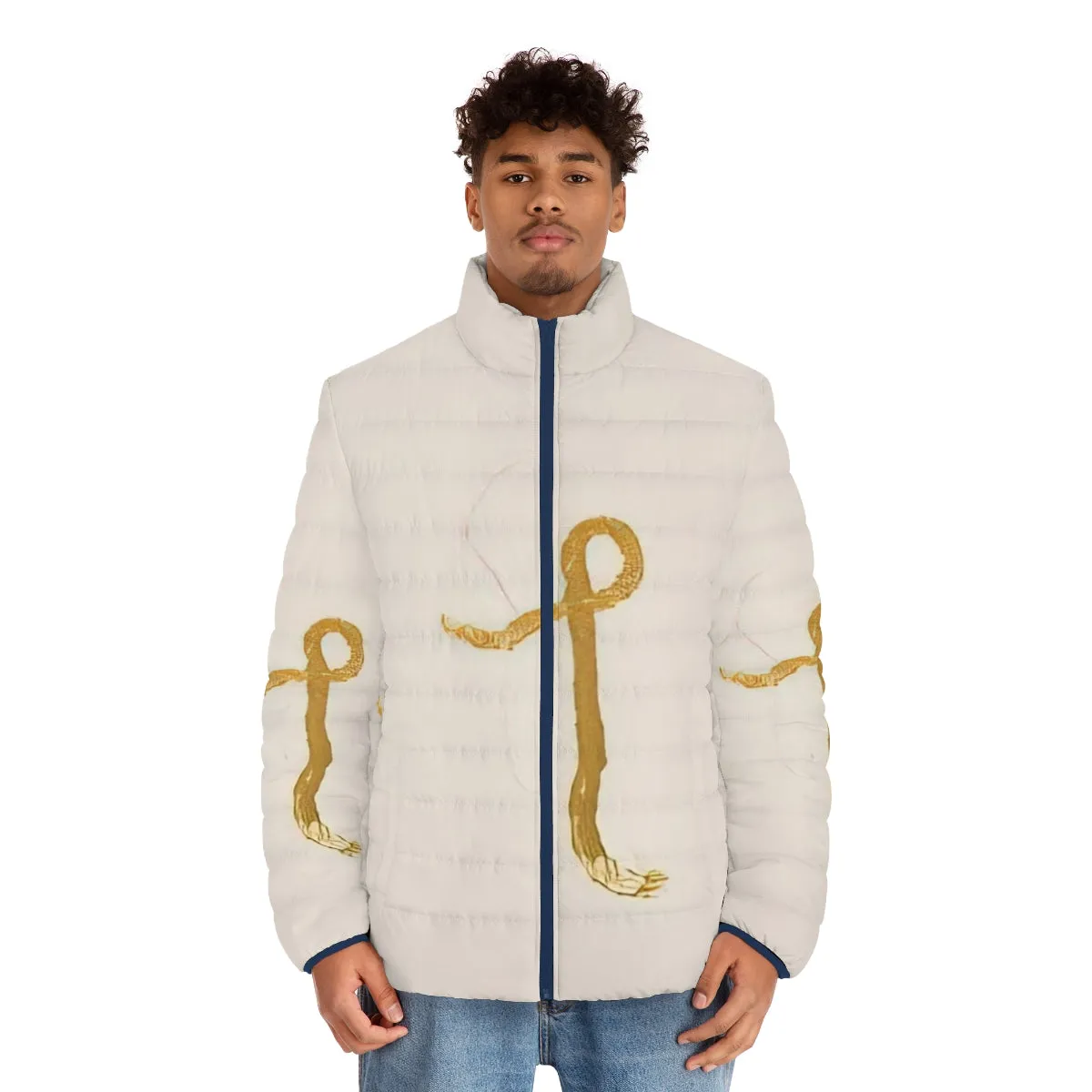 Abstract Expressionist Puffer Jacket: Explore John Cage's Experimental Music