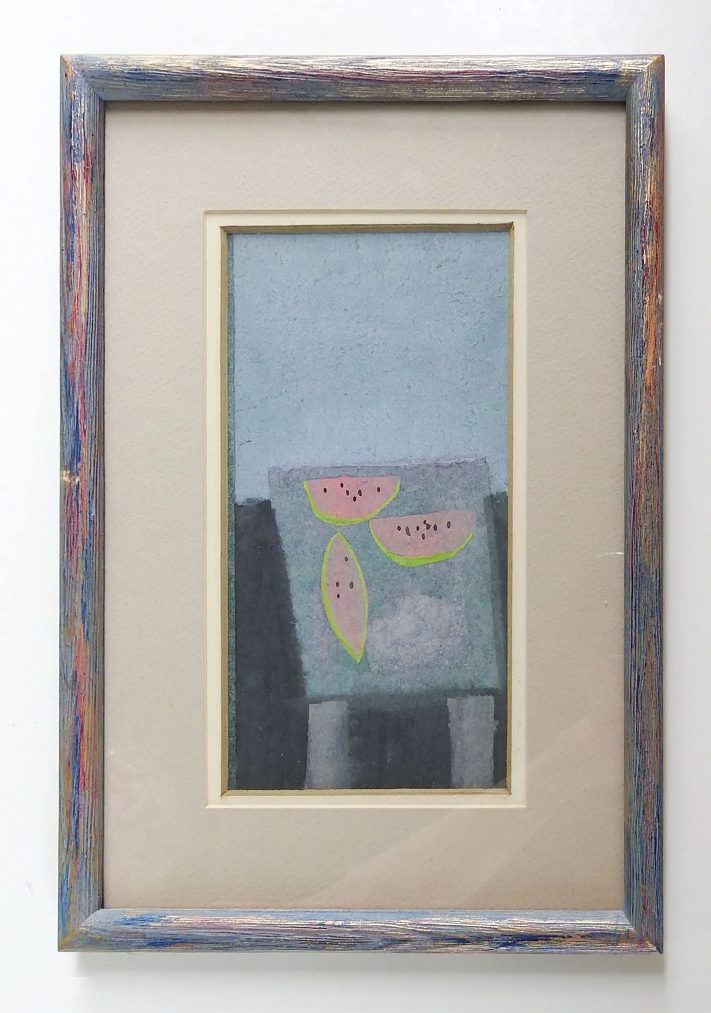 Abstract Watermelon Still Life Painting