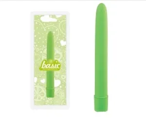 Basic 6" Vibrator Green