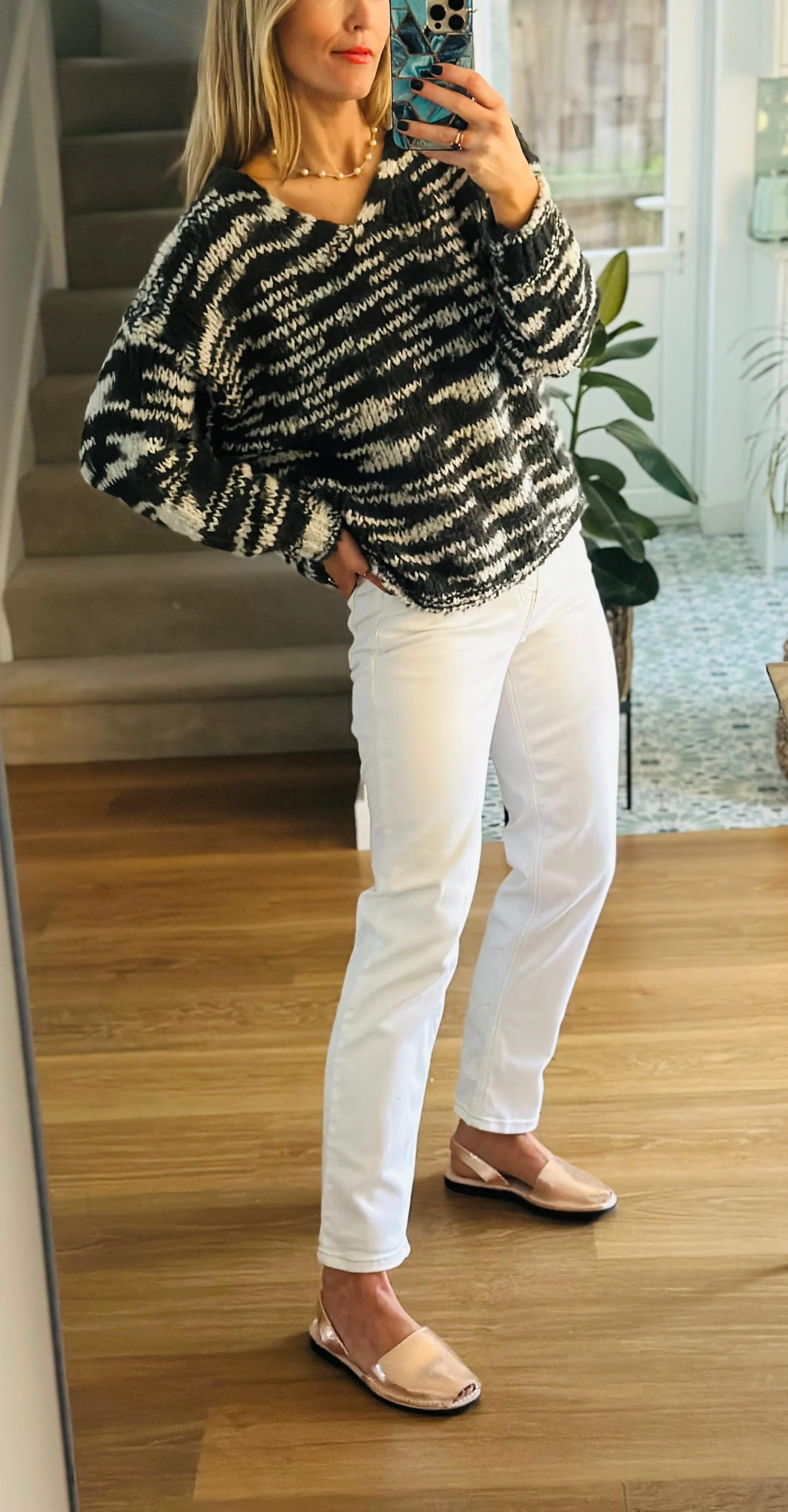 Boho Knit Jumper in Khaki