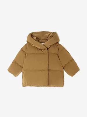Bonpoint Baby Puffer Jacket in Brown