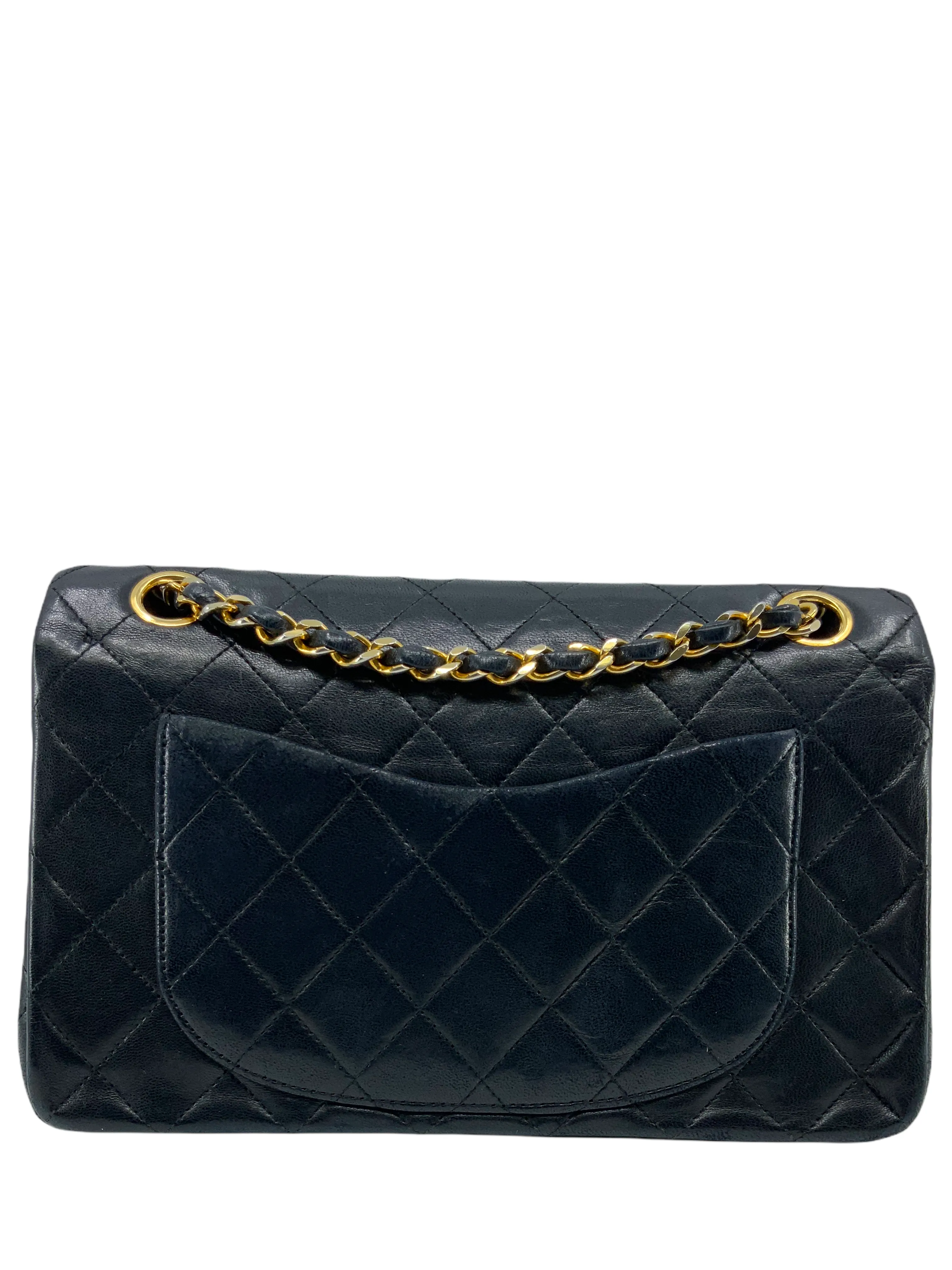 CL Vintage Quilted Lambskin Small Classic Double Flap Bag