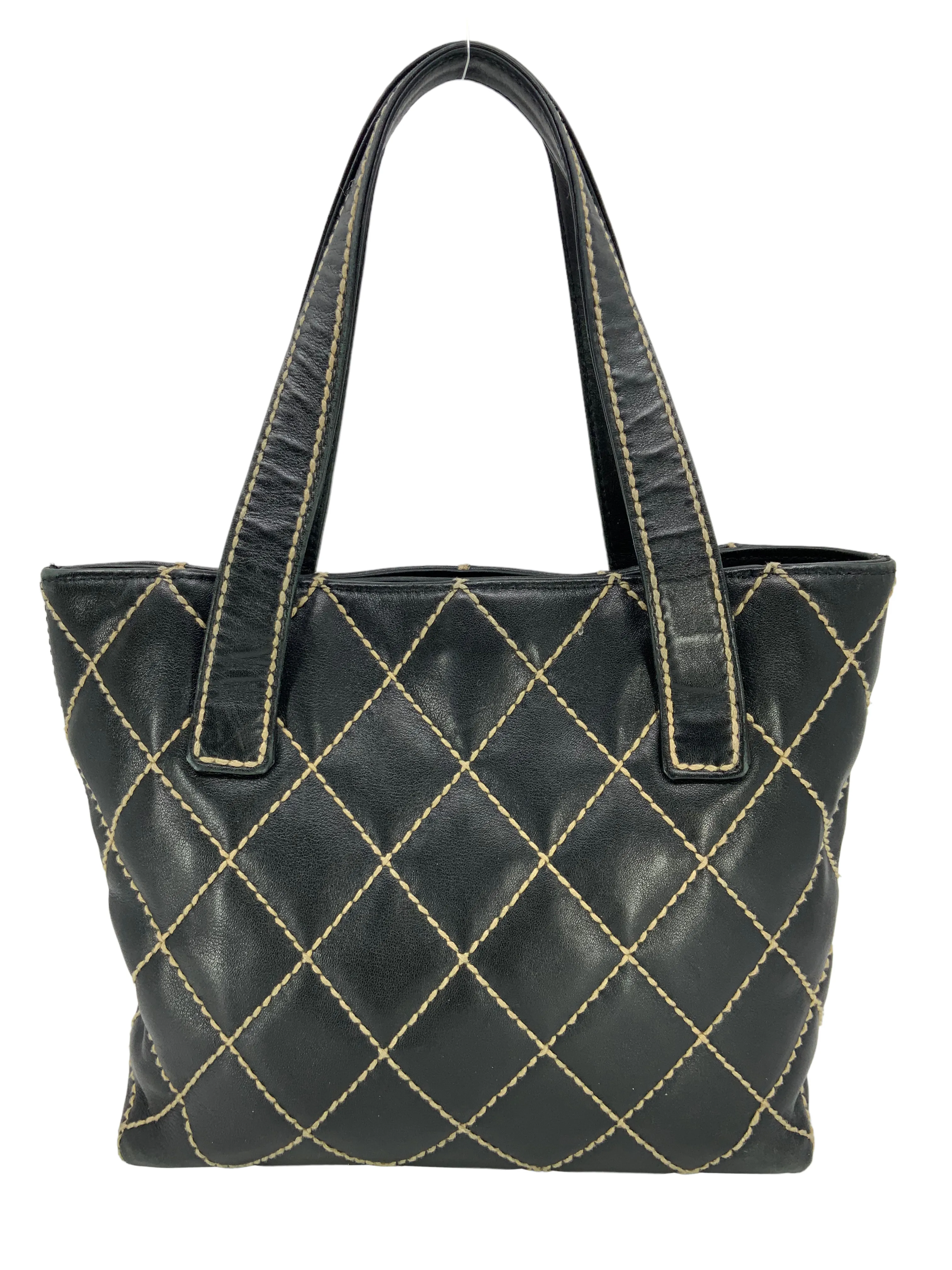 CL Wild Stitch Quilted Leather Small Surpique Tote Bag