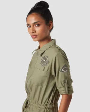 Concrete Jungle Embellished Jumpsuit