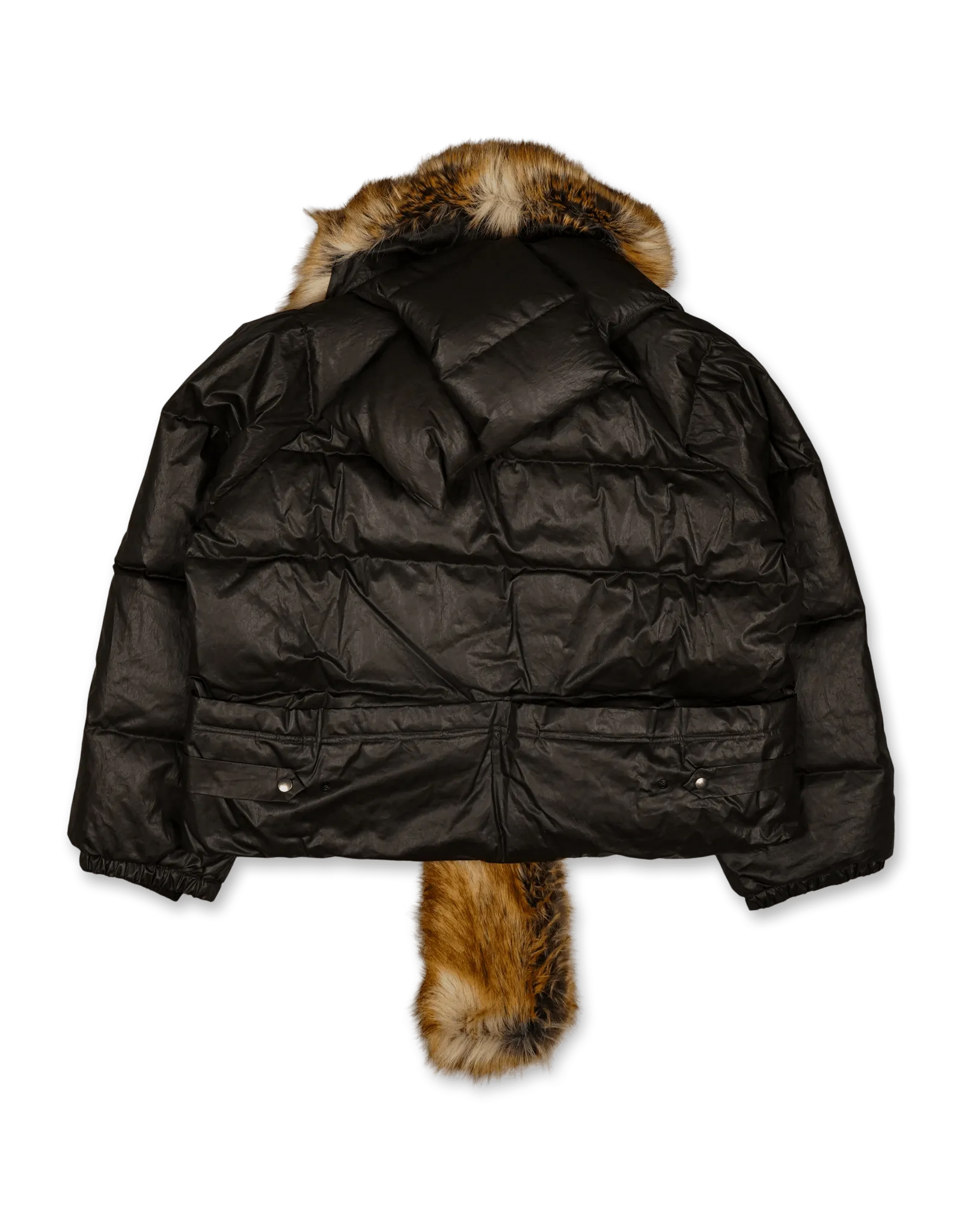 Deconstructed Double Zip Puffer Jacket