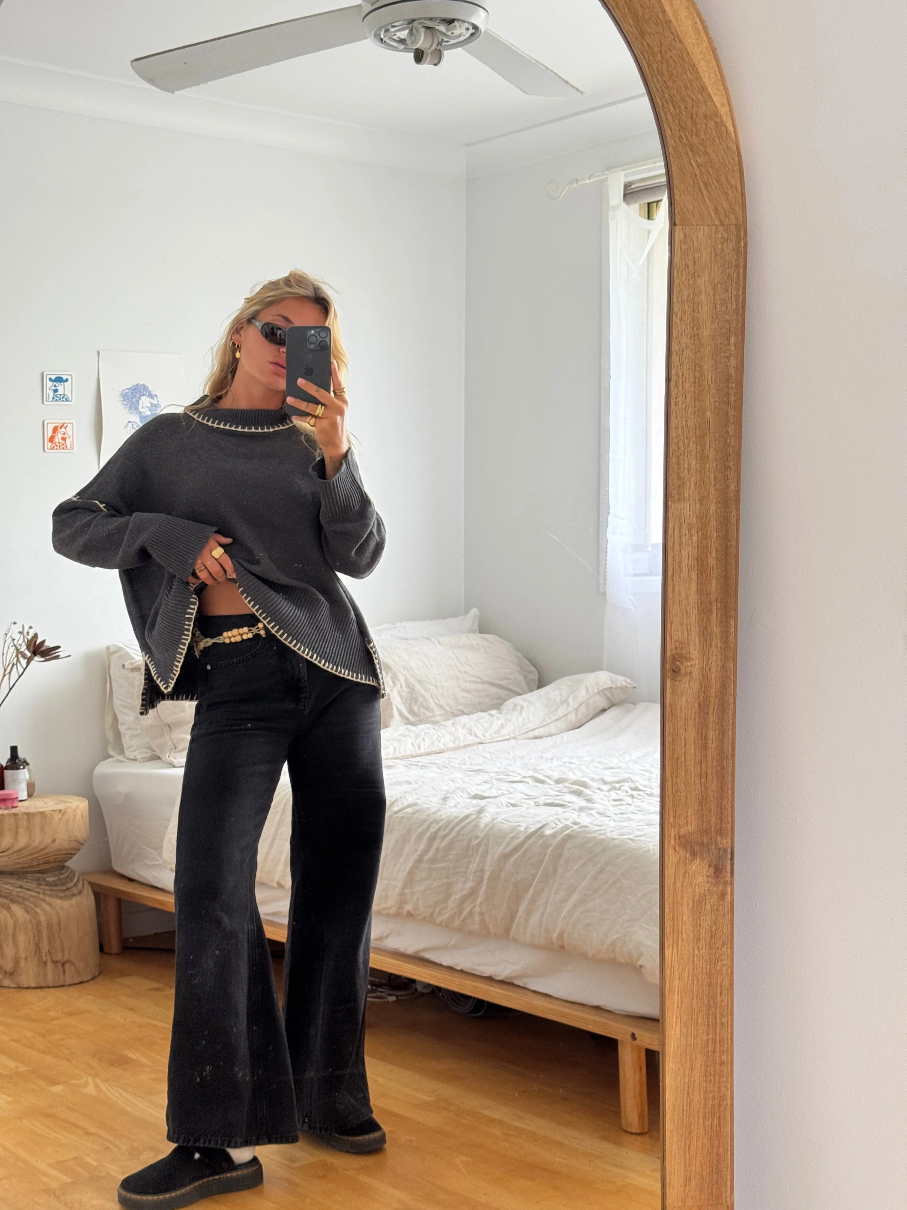 EARTH DAYS JUMPER - CHARCOAL