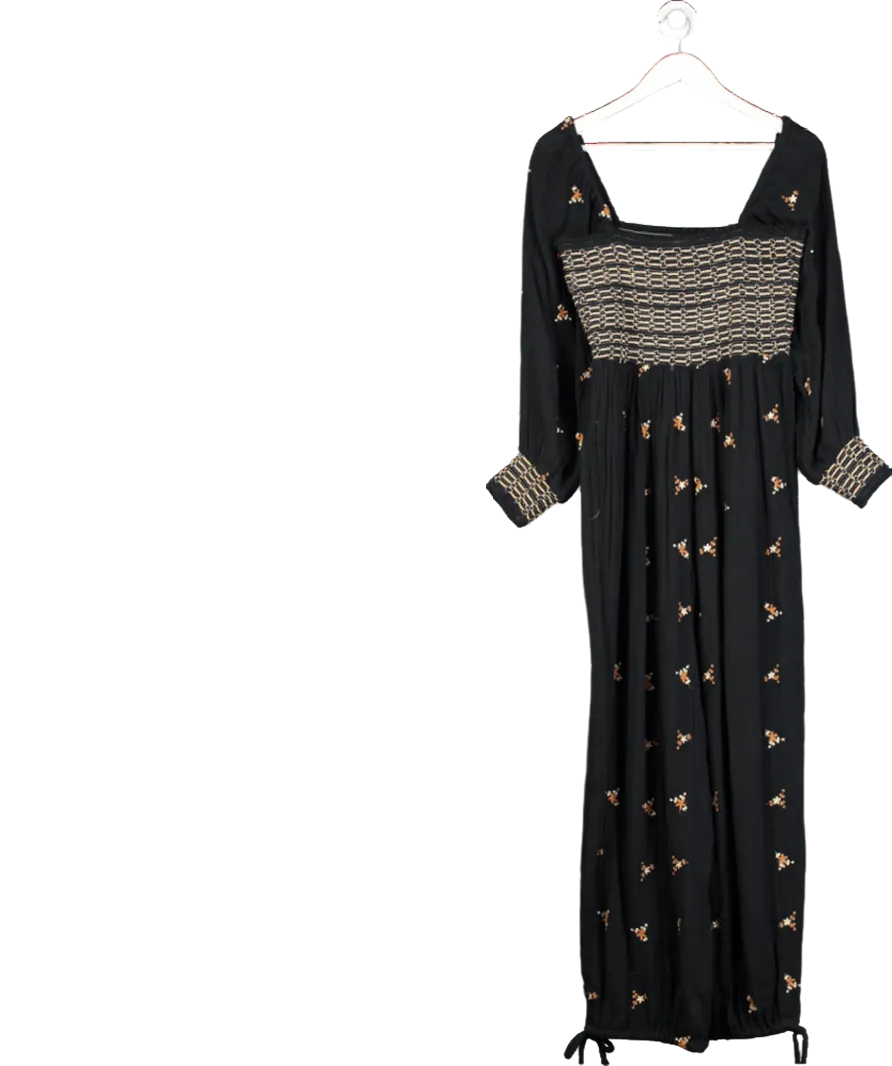 Free People Black Dahlia Jumpsuit UK XS