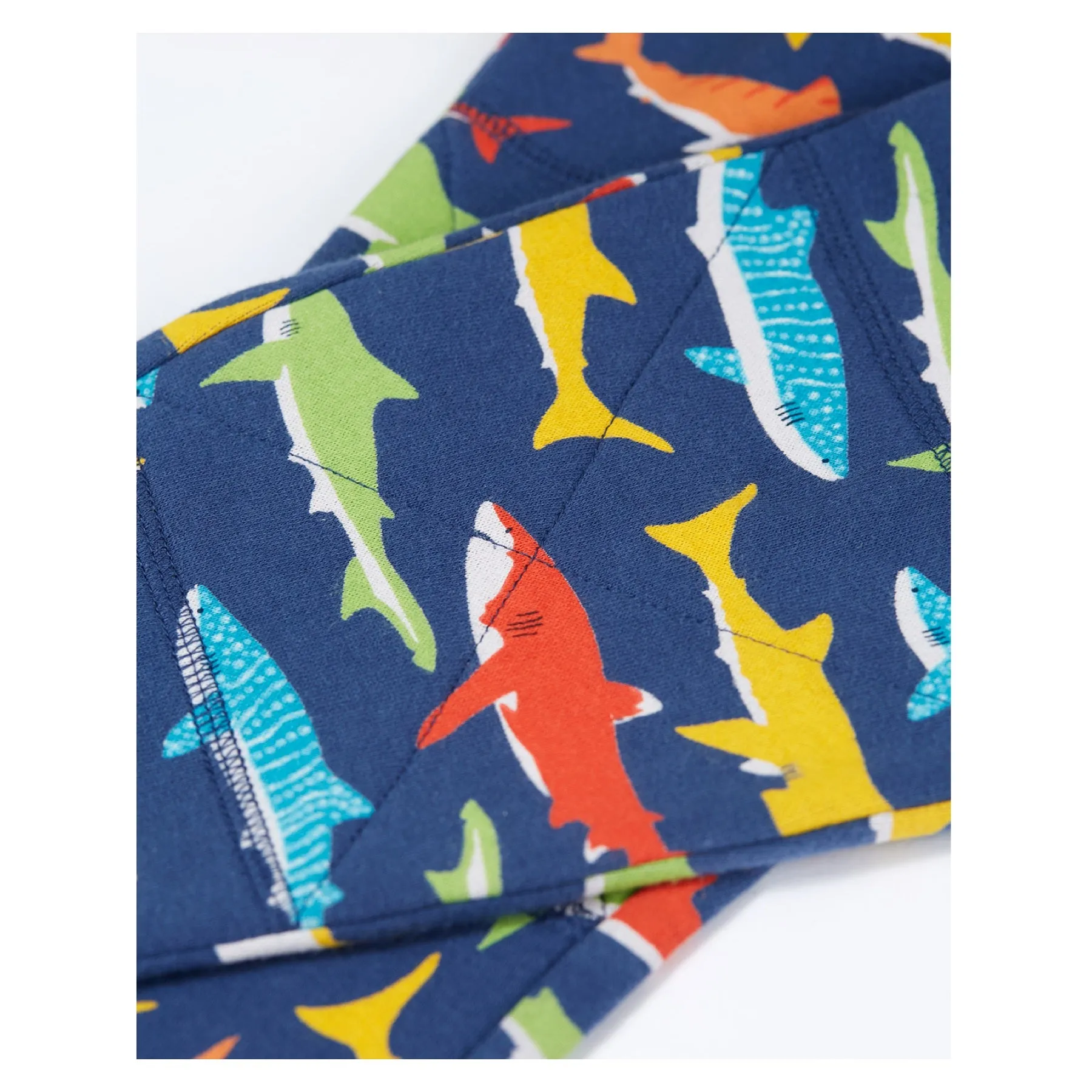 Frugi Switch Printed Snug Joggers Shiver of Sharks