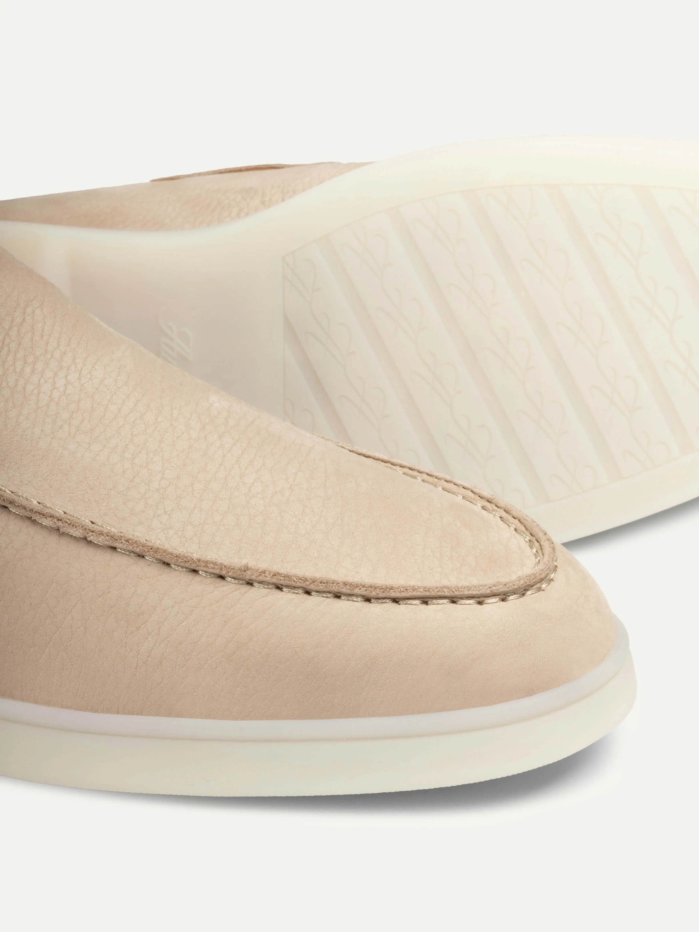 Light Beige Nubuck Winter City Loafer