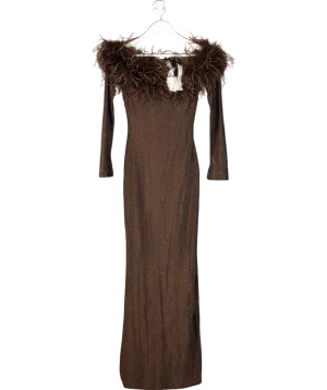 Melrose Haus Brown Margot Dress UK XS