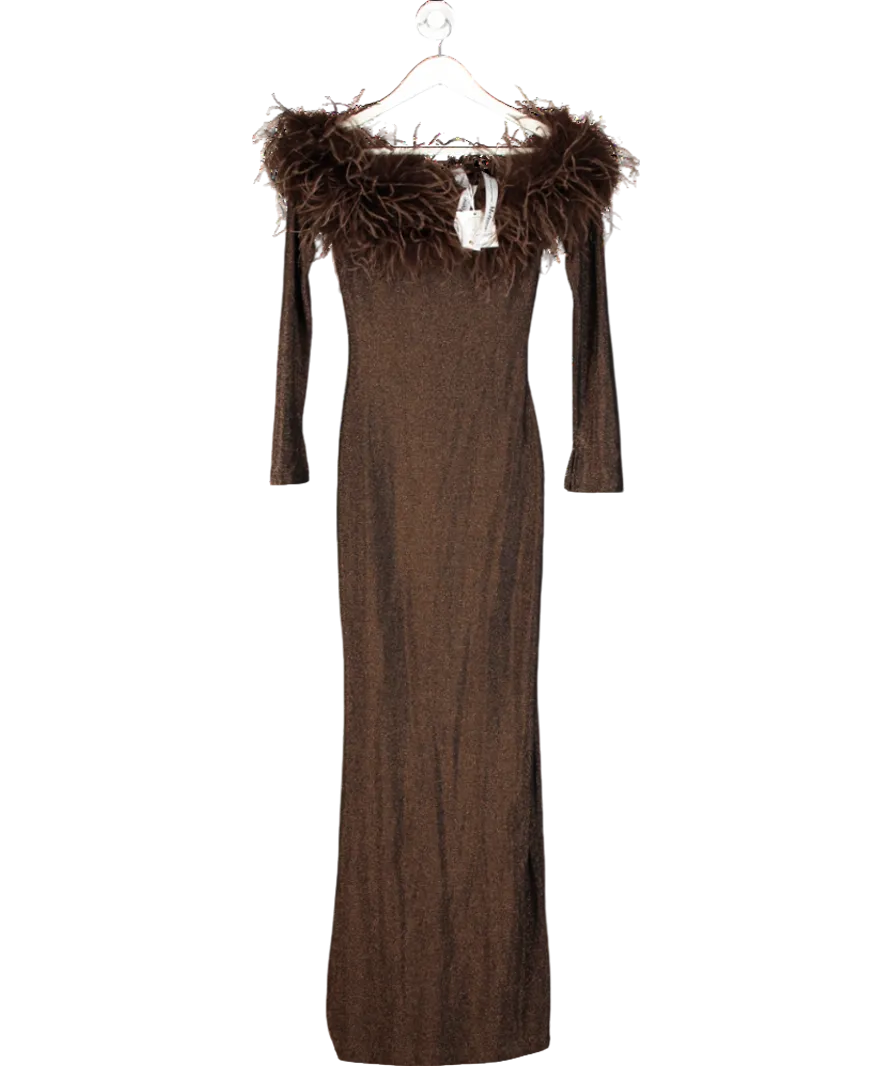 Melrose Haus Brown Margot Dress UK XS