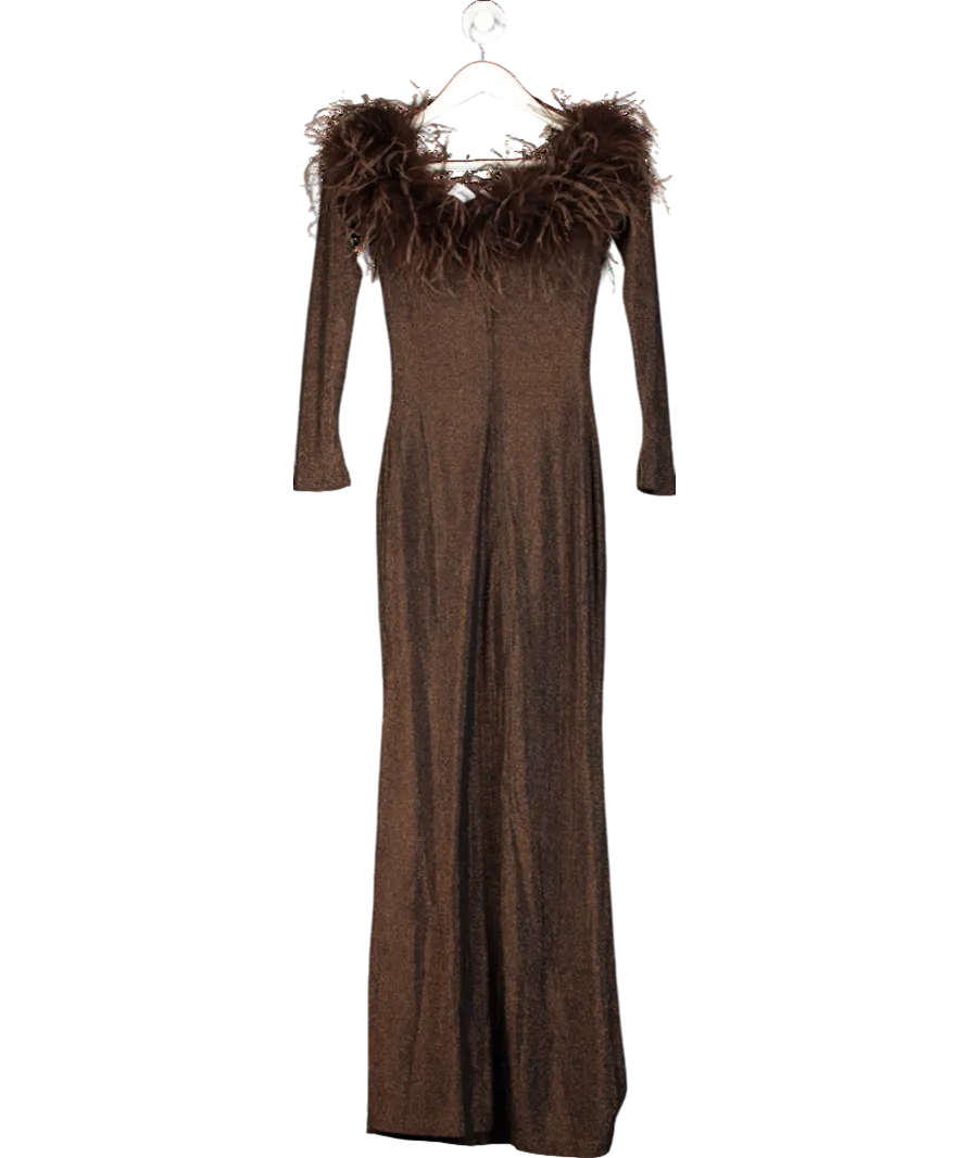 Melrose Haus Brown Margot Dress UK XS