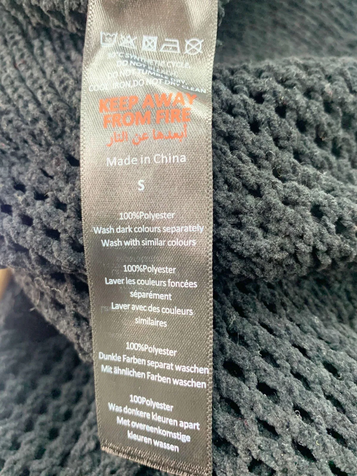 Nasty Gal Black Knitted Jumper UK S