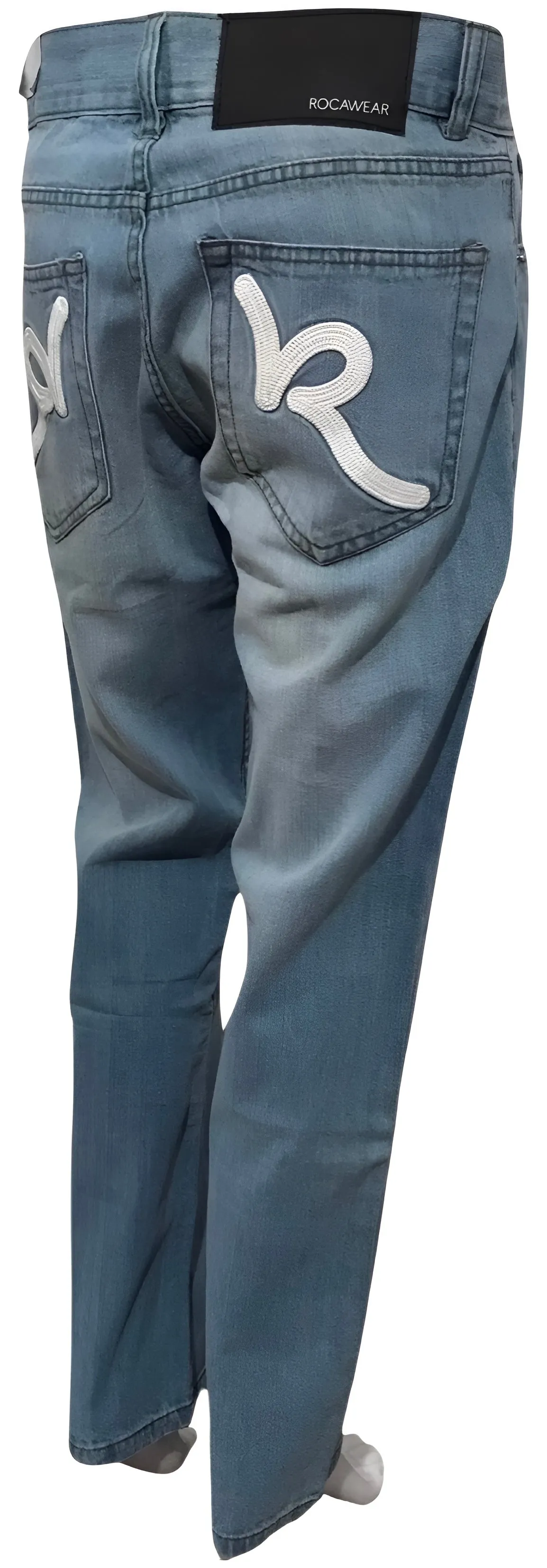 ^ROCAWEAR^ (ICE-BLUE) DENIM JEANS FOR MEN (WAIST 30")