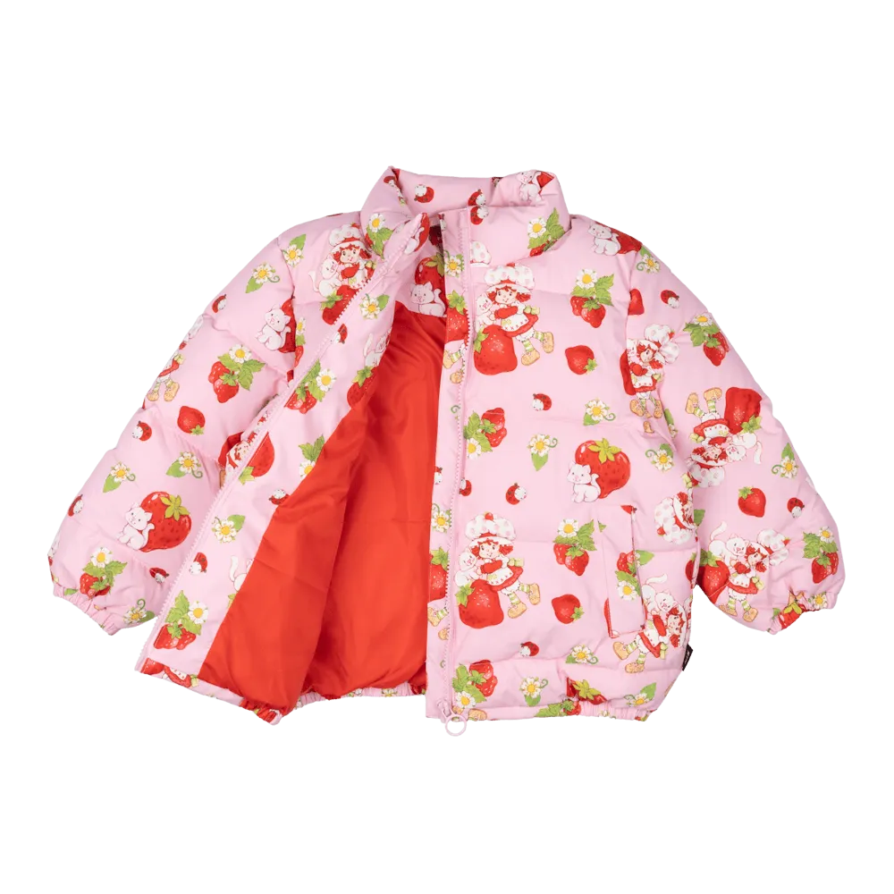 Rock Your Baby Padded Jacket With Lining - Strawberries Forever