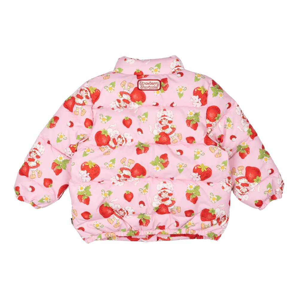 Rock Your Baby Padded Jacket With Lining - Strawberries Forever